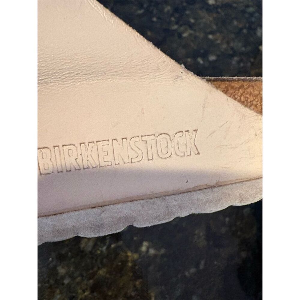 Birkenstock Arizona Women's Sandals Size 6 Ivory Leather Slip-On - Picture 10 of 16